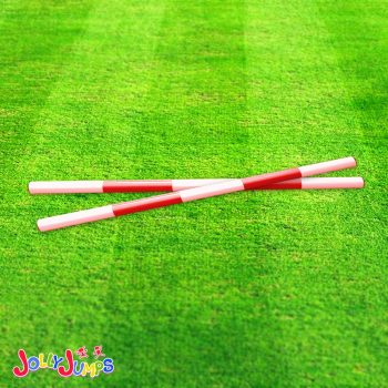 Pair of 1 Metre Poles in Red