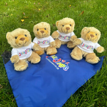 *Limited Edition* Jolly Jumps Bear with Embroidered T-Shirt